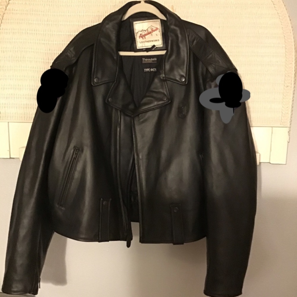 Appalachian Authentic Police Leather Jacket
